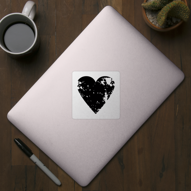 Black Imperfect Heart by L'Appel du Vide Designs by Danielle Canonico